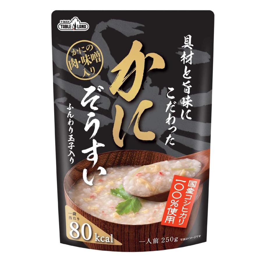 テーブルランド 具財と旨味にこだわった かにぞうすい 250g ×4個