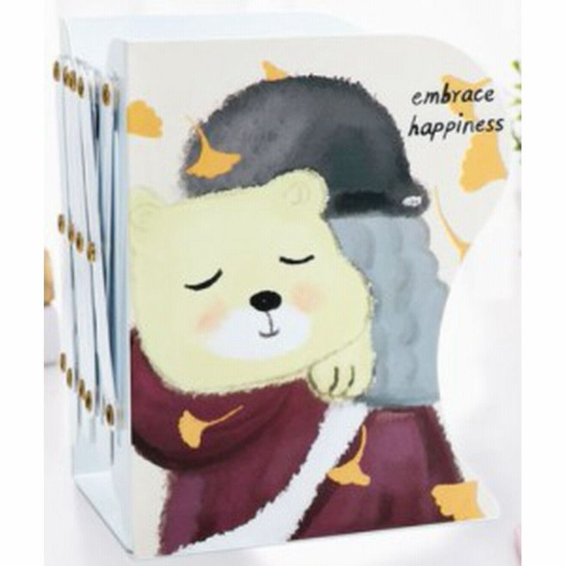 ブックスタンド 本立て 伸縮タイプ 抱っこの動物 イラスト アイアン製 Dタイプ 通販 Lineポイント最大1 0 Get Lineショッピング