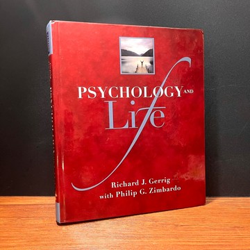 ◤近全新 原文《心理學與生活 Psychology and Life》19