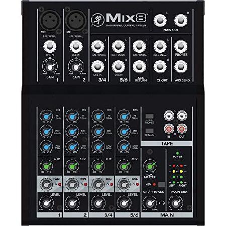 Mackie Mix Series Mix8 8-Channel Mixer by Mackie 並行輸入品