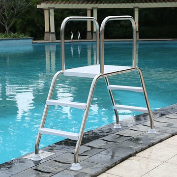 公司貨 快速出貨 泳池雙面扶梯 膠膜池專用扶手爬梯不銹鋼304防滑下水梯可定制LL0660