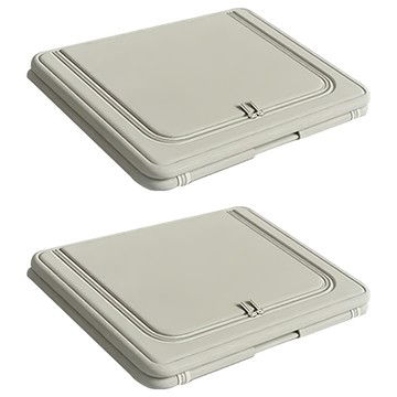 BangJiaShi 幫家適 棉麻收納箱 24L  灰色  2個  38.5 x 28.5 x 19.5cm