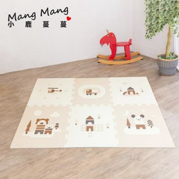 【Mang Mang小鹿蔓蔓】拼圖XPE遊戲地墊(6片入)-熊熊城市