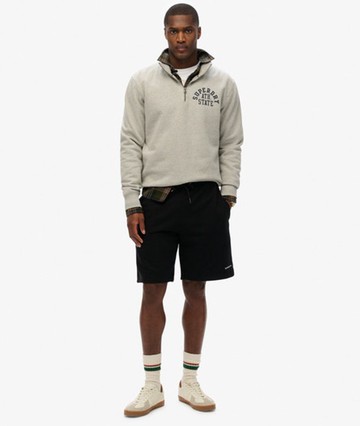 Superdry Men's Plain Shorts Black Size: L