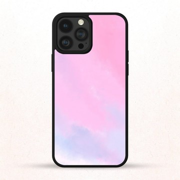 甜美粉紅藍抽象圖案 4 iPhone 手機殼 三星手機殼