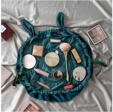 懶人化妝品收納包女網紅旅行隨身便攜袋小號抽繩ins風超火大容量 99購物節