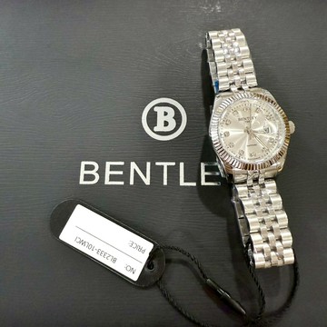 【賓利｜全新】現貨 BENTLEY 石英錶 女錶 蠔式 小錶徑 專櫃保固 素面 鋼錶｜Little Bee 小蜜蜂精品