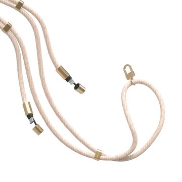 MOZTECH｜Type-C to Lightning 掛繩充電線 - 草莓牛奶(粉)