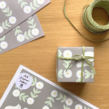 A4設計用紙 *灰色* 20張入