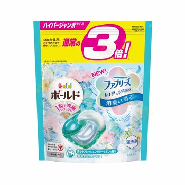 P&G_Bold新3衣物柔軟4D洗衣膠球清爽28P補