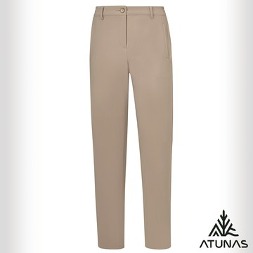 【ATUNAS 歐都納】女款防風石墨烯保暖長褲A1PA2508W淺棕