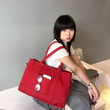 HATTORI RC托特包L 紅色 托特包 帆布包 手提袋