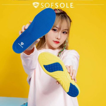 (免運)sofsole舒足速樂跑步鞋墊男女透氣加厚減震墊運動鞋足墊