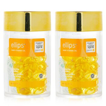 Ellips Ellips 維他命護髮膠囊(柔順光澤) 雙瓶裝 2x50capsules-護髮