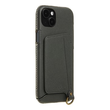 n max n 台灣設計品牌】 iPhone14 Plus 經典系列附皮革手腕帶 全包覆站立支架-碳黑