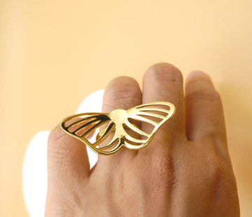 大蝴蝶戒指 Little Me by CASO jewelry