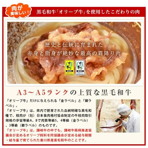 讃岐オリーブ牛肉・讃岐きつねうどんセット（冷凍） 御中元