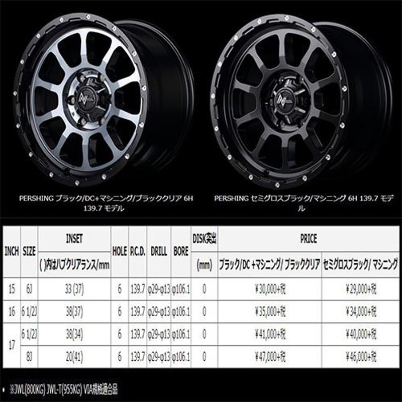 ナイトロパワー M10 PERSHING S 16インチ 7.0J P.C.D:114.3 5穴 イン