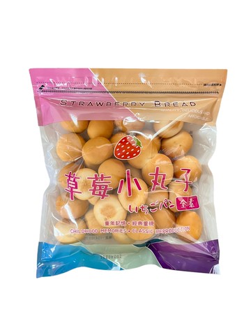 【劉霸】古早味麵包 - 草莓小丸子300g