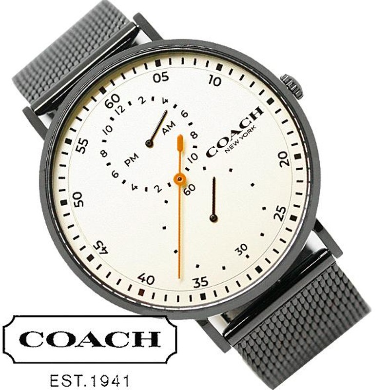 コーチ 腕時計 メンズ 時計 チャールズ アイボリー ブラック COACH CHARLES 14602480 新品 無料ラッピング可 ギフト  プレゼント | LINEブランドカタログ