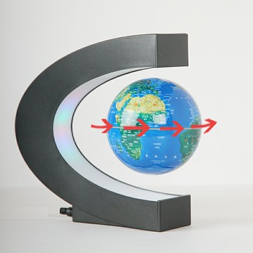 磁懸浮地球儀3寸辦公室桌擺件家居客廳酒柜裝飾品創意生日禮物