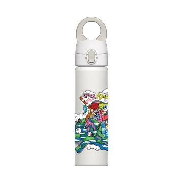 磁吸水壺 AquaStand 不鏽鋼 700cc - 附吸管 白 - ZOE - 正在融化的地球