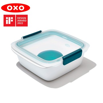 OXO 隨行密封保鮮盒-1.5L(分層附醬料盒)