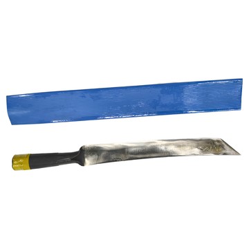 雙中自製 原住民鐵管柄山刀 (彈簧鋼)  總長46cm  刀刃長33cm  1支  藍色