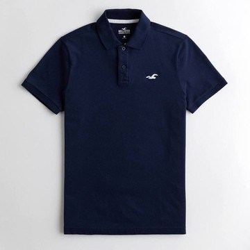 Hollister HCO 短袖 polo 藍色 1821