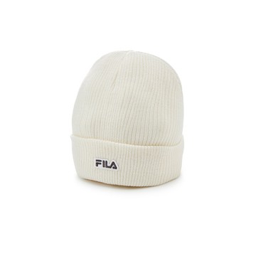 FILA 經典針織毛帽-米色 HTZ-5200-IV