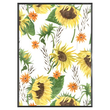 Boluo 菠蘿選畫所 連續向日葵裝飾畫  40 x 30cm  無框