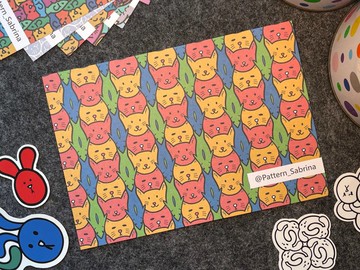 【明信片】貓魚系列 Cat&fish_pm_荷蘭紙