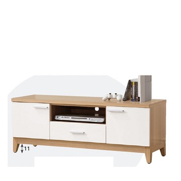 AS DESIGN雅司家具-元韓原木雙色4尺電視櫃-119.4*40*45.5cm