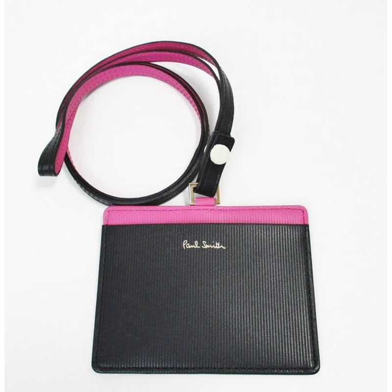ポールスミス Idケース パスケース 新品正規品 カードケース ローズ レディース ブラック Paul Smith 通販 Lineポイント最大0 5 Get Lineショッピング