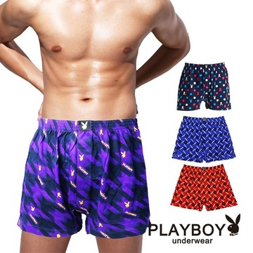 PLAYBOY｜男內褲 百貨專櫃款純棉四角褲