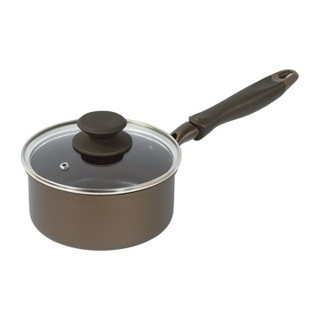 PEARL LIFE 珍珠金屬 Long Life Mega Stone 2系列 單柄鍋 IH適用/金屬鏟兼容 附玻璃蓋  16cm  HC-191  1個