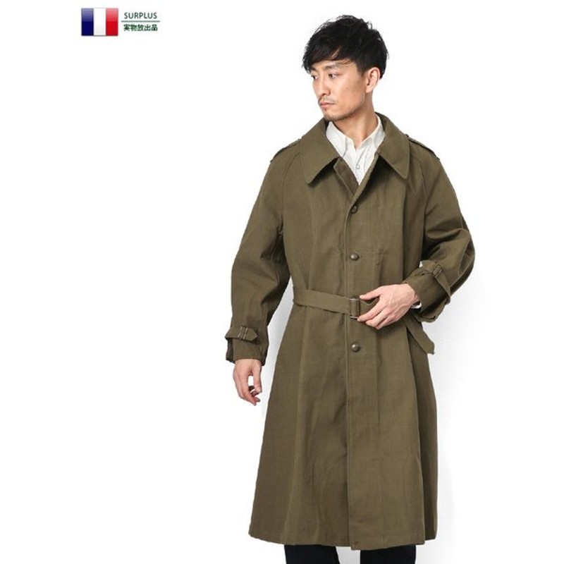 実物 新品 フランス軍 Wwii モーターサイクルコート ライディングコート メンズ デッドストック ミリタリー 軍服 放出品 アウター クーポン対象外 通販 Lineポイント最大0 5 Get Lineショッピング