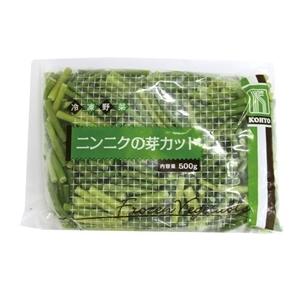 冷凍食品 にんにくの芽カット 500g