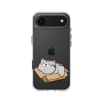 iPhone Air Clear Case（相機按鈕） 透明 - VITA VITA．塔仔是隻貓 - 還是紙箱最讚