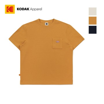 【KODAK Apparel】柯達 口袋短T 3色(米 黃 深藍) KB602030