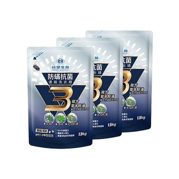 Dr's Formula BioLead防螨抗菌濃縮洗衣精補充包1.5kgX3包