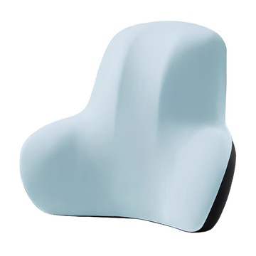 SUNORO 人體工學記憶棉護腰靠墊  42.8 x 10 x 34cm  藍色