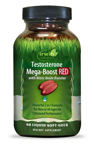 Irwin Naturals Testosterone Mega Boost RED 68ct
