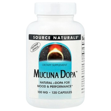 Source Naturals, 油麻藤左旋多巴補充劑，100毫克，120粒