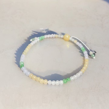 冰種多彩翡翠手珠 | 天然緬甸玉A貨翡翠 | 送禮