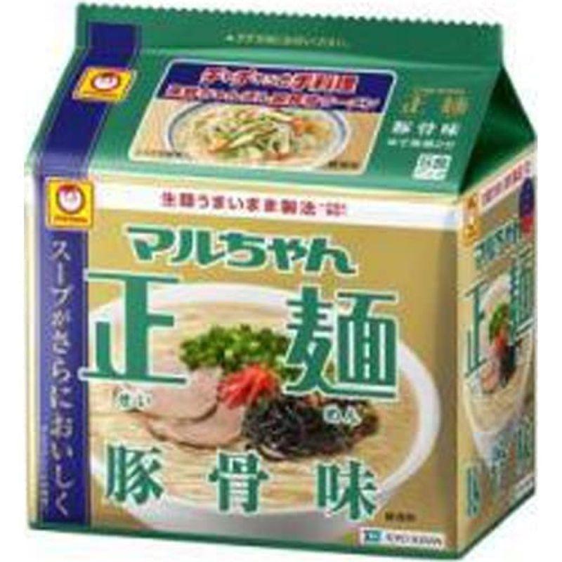 東洋水産 マルちゃん正麺 豚骨味 5食パック×6個入