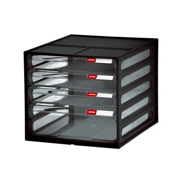 桌上型4層文件櫃 混色出貨 DD-1213