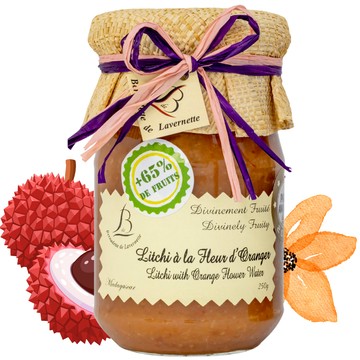 橙實魅力無法擋【B de L】小銅鍋法式手工頂級果醬120克 - 橙花荔枝 早餐 下午茶 沾醬抹醬 可頌 冰淇淋 無鹽奶油 100%純天然 手工製作 伴手禮 送禮推薦