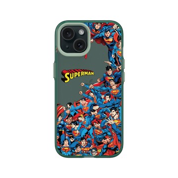 iPhone 15 Clear 憂墨綠 - Superman - Superman-氪星戰隊
