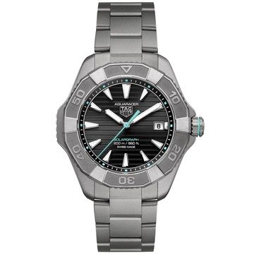 TAG HEUER 豪雅 AQUARACER PROFESSIONAL 200米太陽能石英鈦金屬手錶(WBP1184.BF0008)x40mm